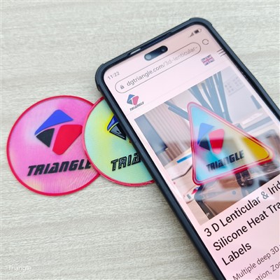 NFC機能付き3Dシリコン熱転写バッジ用